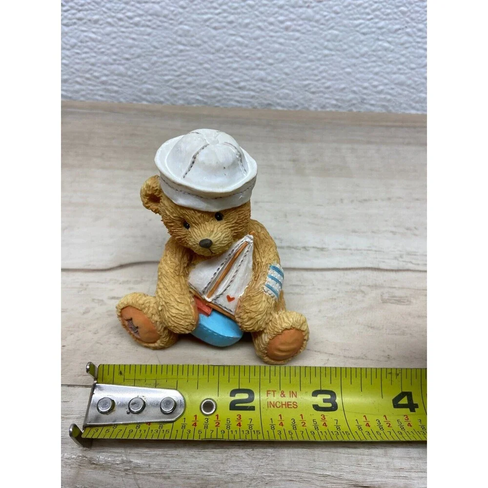 Vtg 1992 Enesco Cherished Teddies Sail With Me # 911739 Figurine